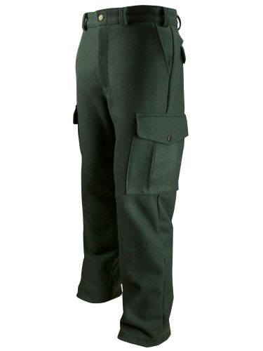 Dark Green Cargo Canadian Heavyweight Wool Pants to Size 52