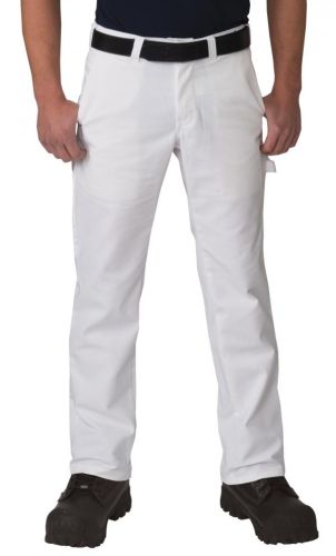 Premium White Painter Pants to Size 60 Made in Canada