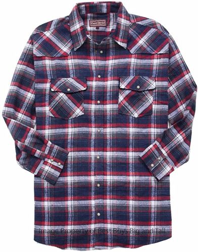 Beefy Classic Western Flannel Shirts to Size 6XT and 10XB