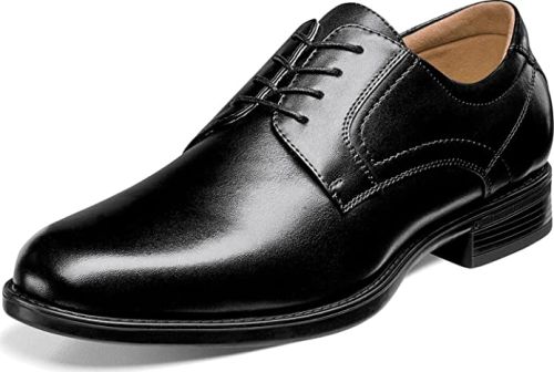 Business Plain Toe Oxford to 5E Widths and Size 15 in Brown and Black