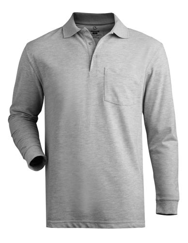 Long Sleeve Poly Cotton Pique Polo Soft Touch in 3 Colors to 6X Big & Tall