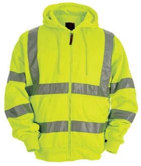 High Visibility Thermal Sweatshirt to Size 8XT