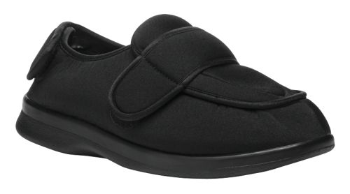 Extra Wide Easy On Off Slipper to Size 16 and Extra Wide 5E Width in Black or Brown