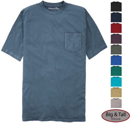 Pocket T-Shirts in 10 Colors to Size 10X Big and 6X Tall