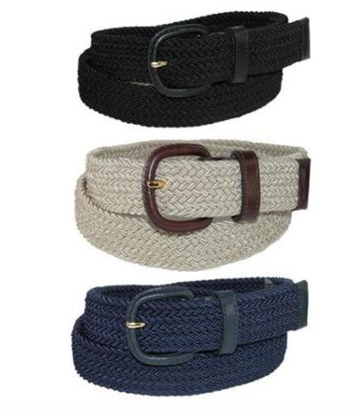 Elastic Woven Stretch Belt in 4 Colors