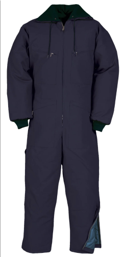 Canadian Made Premier Hooded Lined Insulated Duck Coverall for Snow and Ice to Size 5X Big and Tall