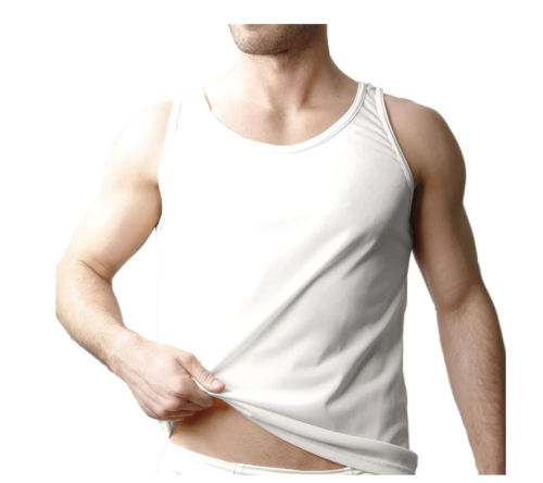 Nylon Athletic (A-Shirt) Under Shirt to Size 6X in Black or White