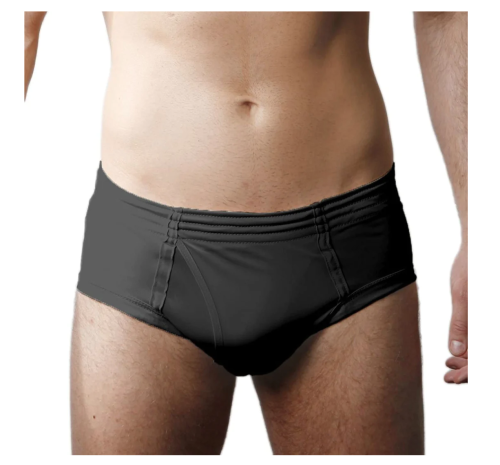 Nylon Underwear Briefs to Size 6X in Black or White