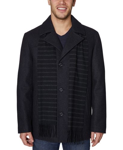 Luxury Nautica Big and Tall Wool Scarf Coat to 6XT and 6XB