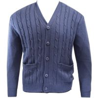 Big and Tall Cable Knit Cardigan to 6XB and 6XT