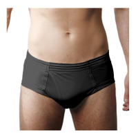 Nylon Underwear Briefs to Size 6X in Black or White
